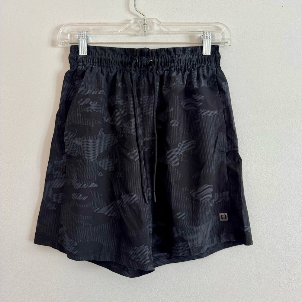 Layer 8 Black Camouflage Men's Shorts S